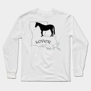 Louisiana Horse Lover Gifts Long Sleeve T-Shirt